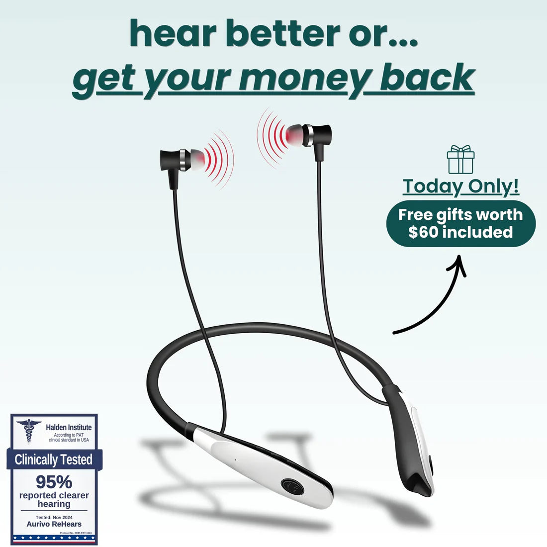 Auralis Rehears™ 3-in-1 Hearing Restoration System